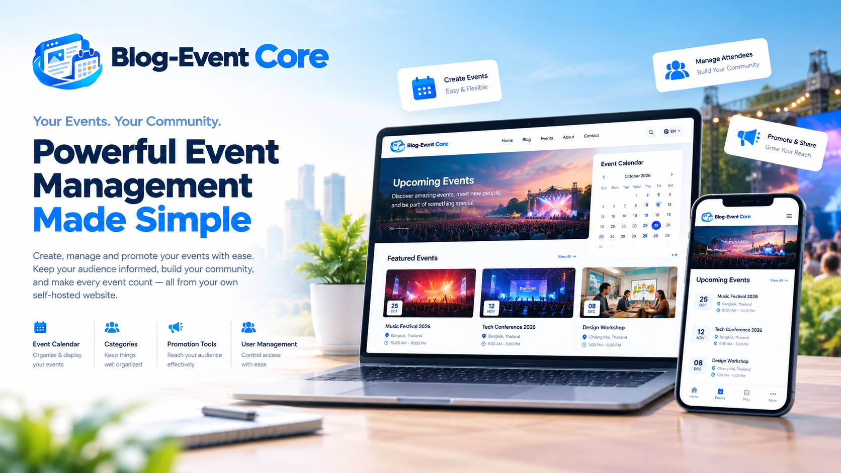 Blog-Event Core — Events